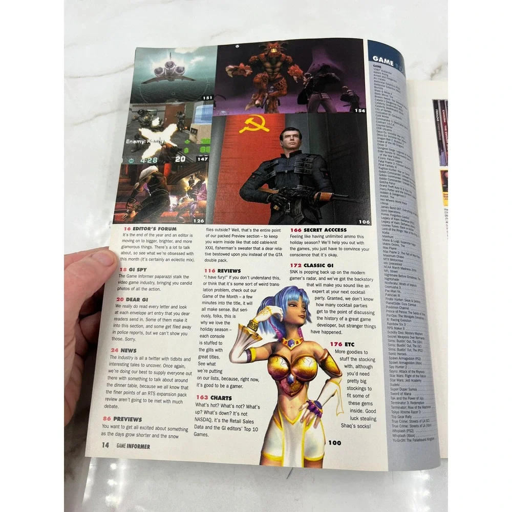 Game Informer Magazine Issue 129 January 2004 Beyond Good & Evil 2003 Year Revie